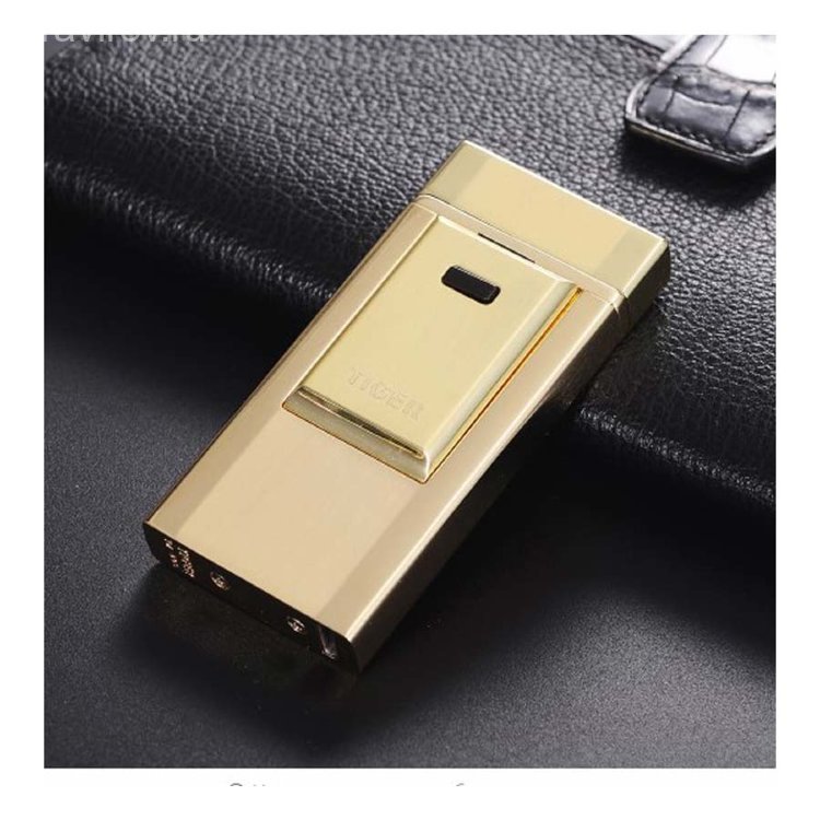 Зажигалка USB TIGER электродуговая Электронная зажигалка TIGER USB  имеет очень солидный вид и станет отличным, оригинальным подарком!
