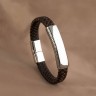 Кожаный браслет с магнитным замком - Кожаный браслет с магнитным замком